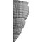 Ekena Millwork 10 1/8"W x 5 1/2"D x 12 1/2"H Sea Shell Wall Sconce SCO10X05X12AS - alternate 2